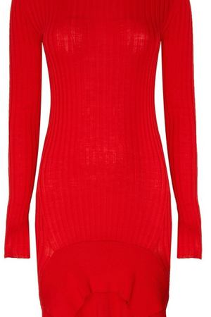 Красное вязаное платье с застежкой Stella McCartney 193101168 купить с доставкой