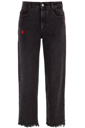 Серые джинсы с вышивкой Stella McCartney 193101198 купить с доставкой