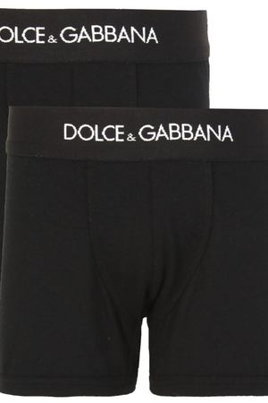 Черные трусы-боксеры Dolce & Gabbana Kids 1207102774