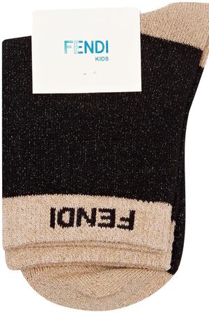 Носки с контрастным дизайном Fendi Kids 690102784 вариант 3