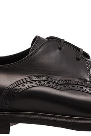 Черные туфли с перфорацией Dolce & Gabbana 599101281