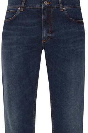 Прямые синие джинсы Dolce & Gabbana 599101332 купить с доставкой