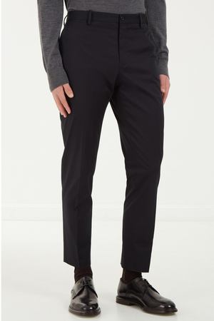 Черные брюки из хлопка Dolce & Gabbana 599101334