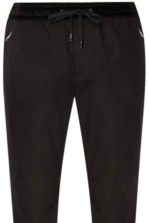 Черные брюки с эластичным поясом Dolce & Gabbana 599101341