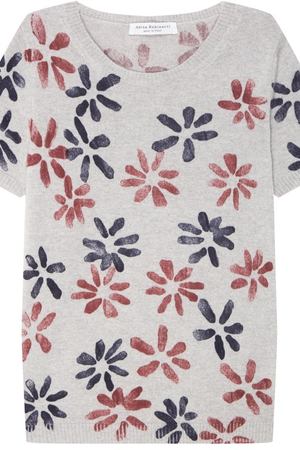 Кашемировый пуловер с цветочным мотивом Amina Rubinacci 2158102094