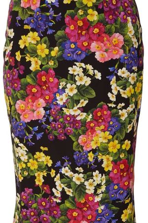Юбка с цветочным принтом Dolce & Gabbana 599101087