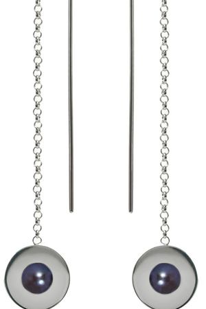 Круглые серьги Forma из серебра с жемчугом Little Thing 211873159 купить с доставкой