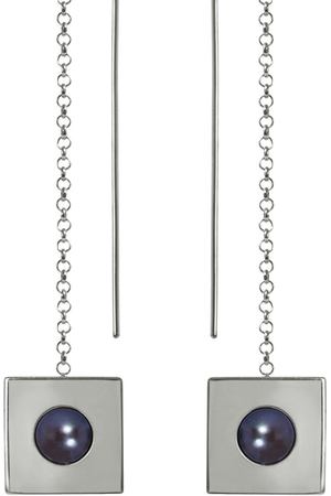 Квадратные серебряные серьги с жемчугом Forma Little Thing 211873163 купить с доставкой