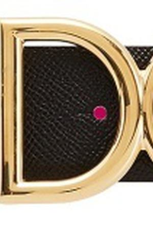 Черный ремень с монограммой Dolce & Gabbana 599101232