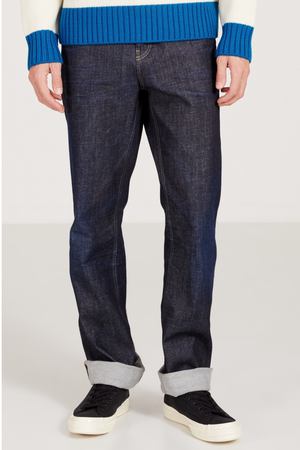 Широкие синие джинсы Gucci 470103080 вариант 3