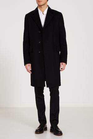 Черное пальто Gucci 470103012 купить с доставкой