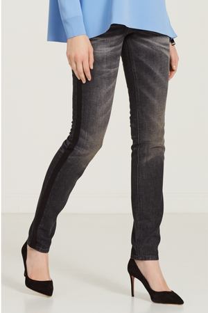 Черные джинсы с отделкой Gucci 470102792