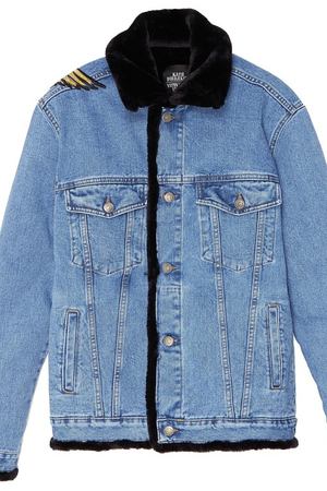 Джинсовая куртка с журавлями Катя Добрякова  821102523 купить с доставкой