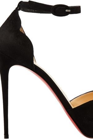 Черные босоножки Aketata 120 Christian Louboutin 106103624 купить с доставкой