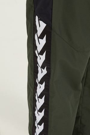 Зеленые брюки с лампасами FWDlab 2711101921