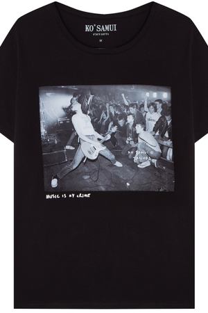 Черная футболка с фотопринтом Hey Ho — Ramones Ko Samui 2184102397 купить с доставкой