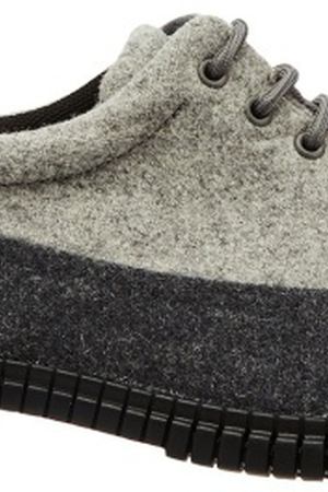 Серые текстильные туфли Pix с окантовкой Camper 2554103180 купить с доставкой