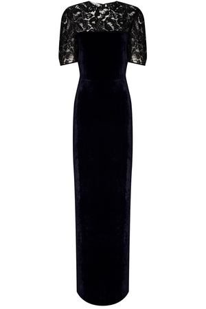 Бархатное платье с кружевом Stella McCartney 193102484 купить с доставкой