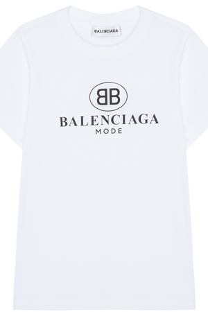 Хлопковая футболка BB Mode Balenciaga 397104590