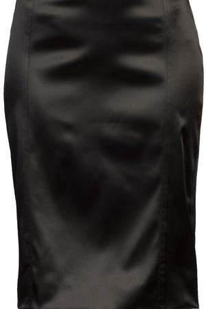 Черная юбка с широким поясом Dolce & Gabbana 599104505