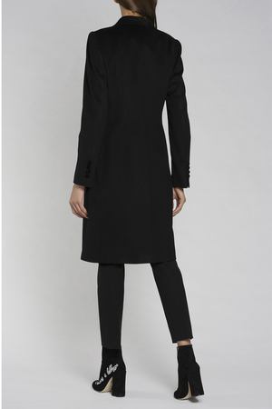 Черное шерстяное пальто Dolce & Gabbana 599104507