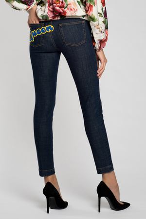 Облегающие джинсы Dolce & Gabbana 599104558 вариант 2