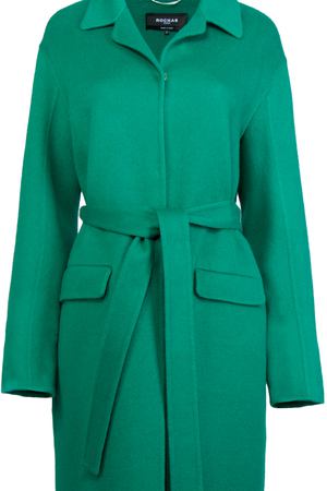 Шерстяное пальто ROCHAS Rochas 100605 Зеленый купить с доставкой