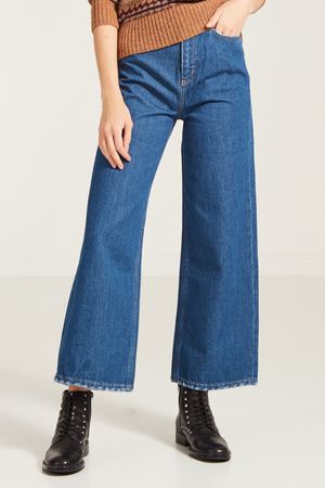 Расклешенные укороченные джинсы Mih Jeans 173103450 купить с доставкой