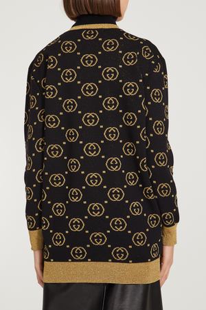 Шерстяной пуловер GG Gucci 470104476