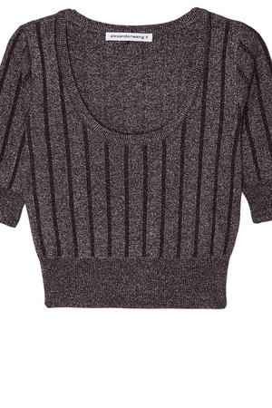 Трикотажный топ с люрексом T by Alexander Wang 368104490 вариант 2 купить с доставкой