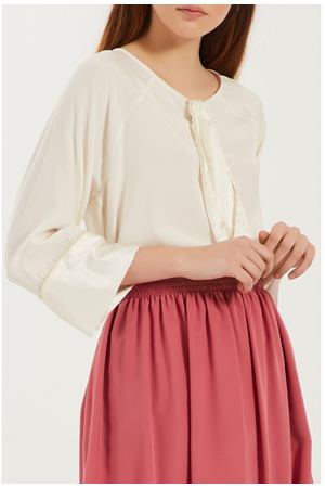Белая блузка Lorena Antoniazzi 2136105202 купить с доставкой