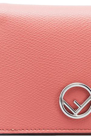 Розовый кожаный кошелек Fendi 1632105418