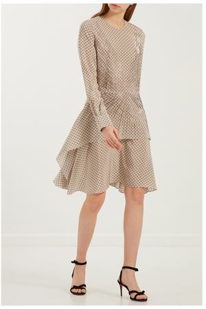 Шелковое платье с бисером Stella McCartney 193105236 купить с доставкой