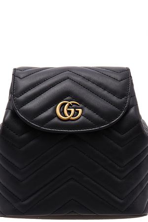 Маленький кожаный рюкзак GG Marmont Gucci 470104462