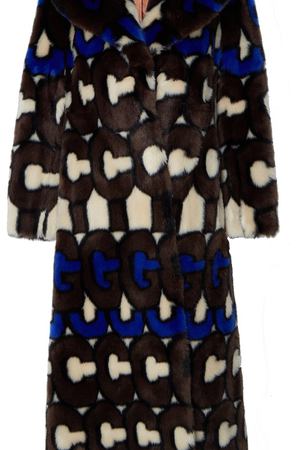 Пальто из искусственного меха Gucci 470104473 вариант 2