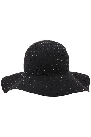 Черная шляпа с отделкой Gucci 470105131 вариант 3