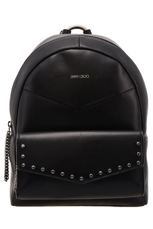 Черный кожаный рюкзак Cassie Jimmy Choo 25105695 купить с доставкой