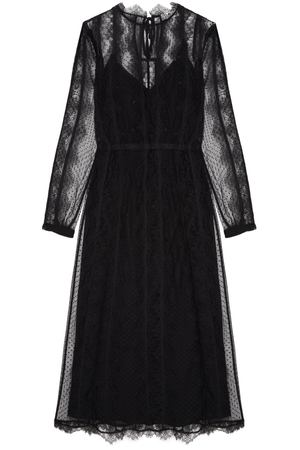 Черное платье из гипюра laRoom 1333105898 купить с доставкой