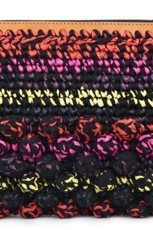 Разноцветный клатч с плетеной текстурой M Missoni 6967 купить с доставкой
