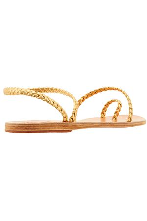 Золотистые сандалии Eleftheria Ancient Greek Sandals 537106857