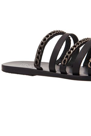 Черные сандалии с декором Niki Chains Ancient Greek Sandals 537106860 вариант 2