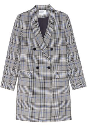 Двубортное клетчатое пальто Gabon Claudie Pierlot 2631107041 купить с доставкой
