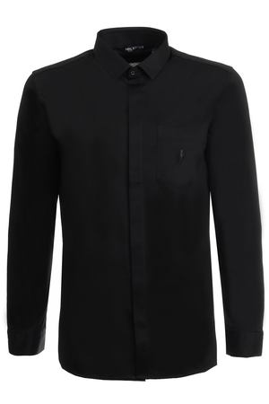 Хлопковая рубашка Neil Barrett BCM986S/H019S/01 Черный купить с доставкой