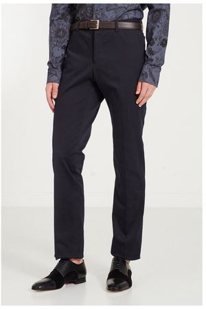 Темно-синие брюки со стрелками Gucci 470104074