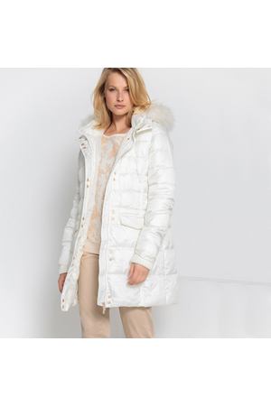 Куртка стеганая средней длины с капюшоном, зимняя модель ANNE WEYBURN 43715