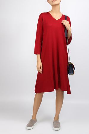 Однотонное платье ReVera ReVera 18191209/030 Красный вариант 2