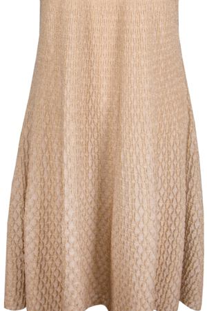 Платье с ажурной вязкой MISSONI Missoni pd0kd27c2r1 Золотистый