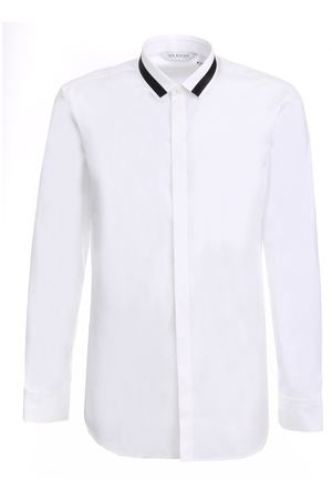 Хлопковая рубашка Neil Barrett BCM970C/H078C/526 Белый, Черный