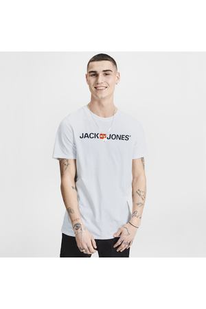 Футболка с круглым вырезом, короткими рукавами и рисунком спереди Jack&Jones 140253 купить с доставкой