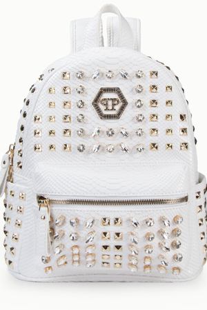 Рюкзак COME ON Philipp Plein Philipp Plein WBA0536 Белый/тразы,средний